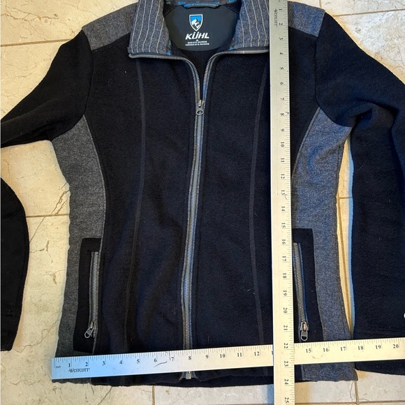 Kuhl Alpaca Fleece Full Zip Front Color Block Jacket, Men’s Sz S - Picture 9 of 13